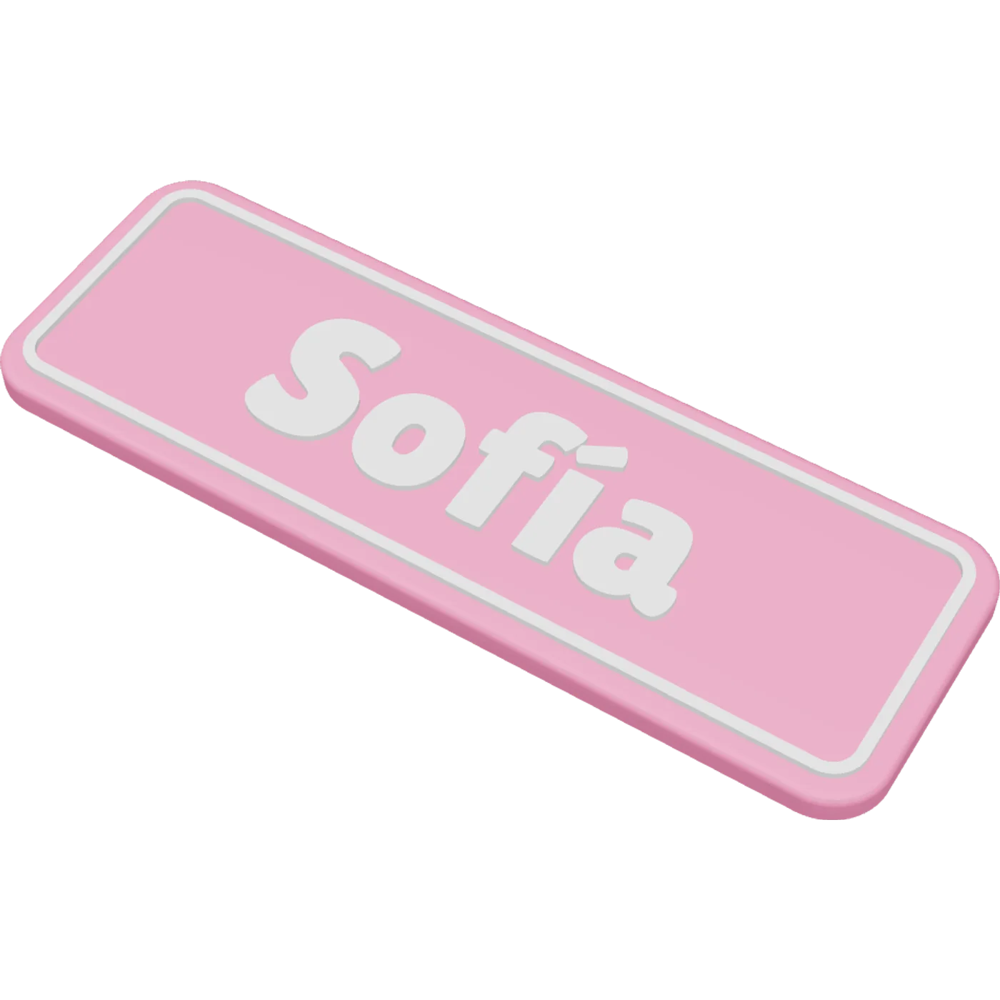 Placa con Nombre